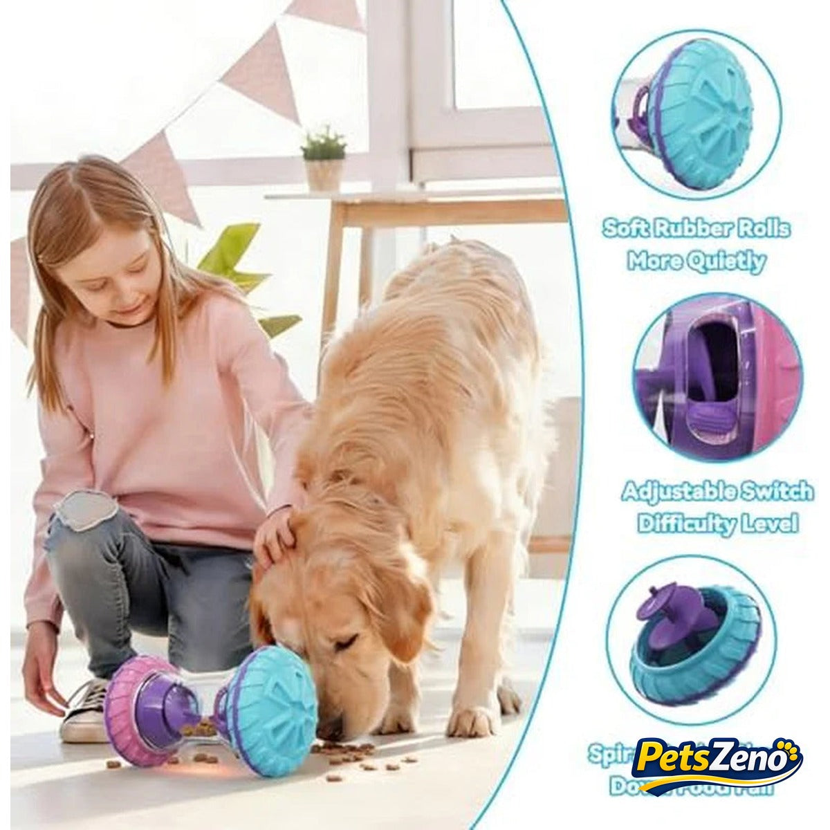 Interactive dog puzzle toy – PetsZeno