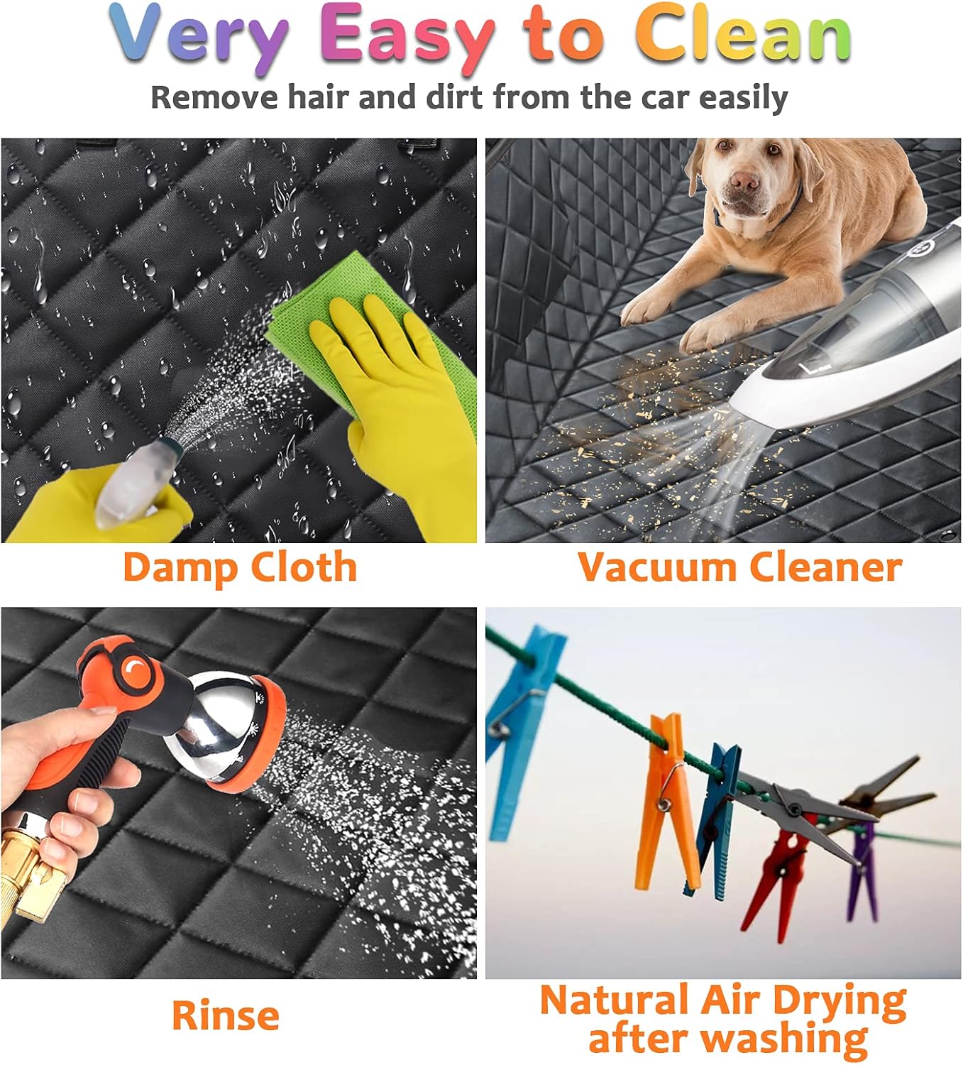 Ultimate Dog Car Seat Cover - 100% Waterproof Hammock for Pets, Heavy Duty, Scratch Proof, Nonslip, and Durable Protection for Back Seats in Cars and SUVs