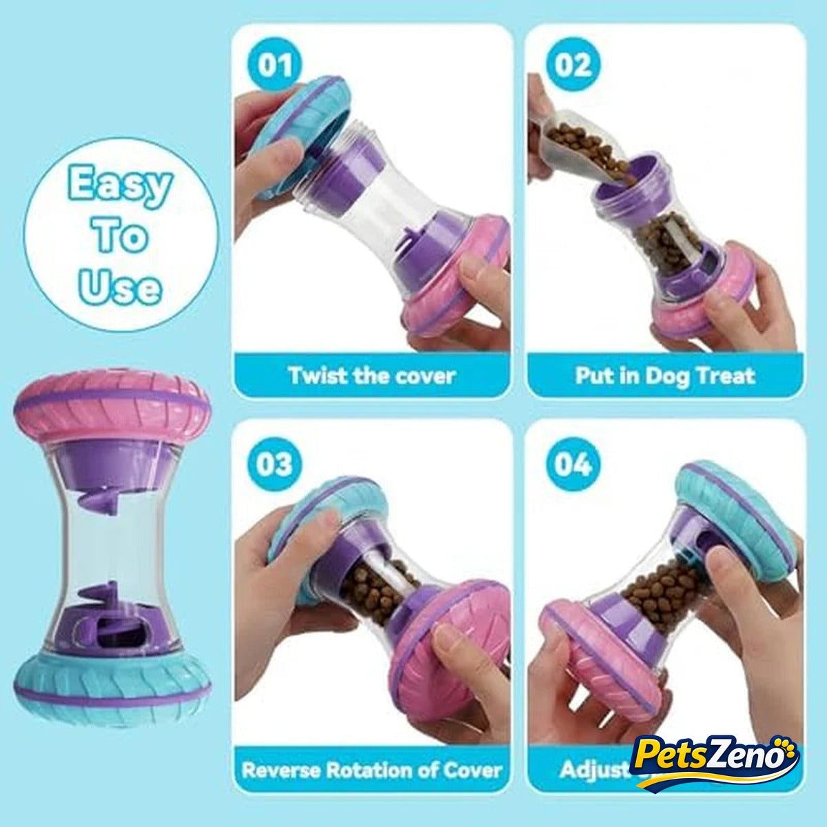 Interactive dog puzzle toy – PetsZeno