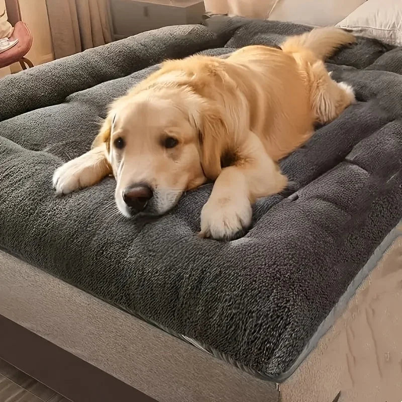 Calming plush dog bed mat – PetsZeno