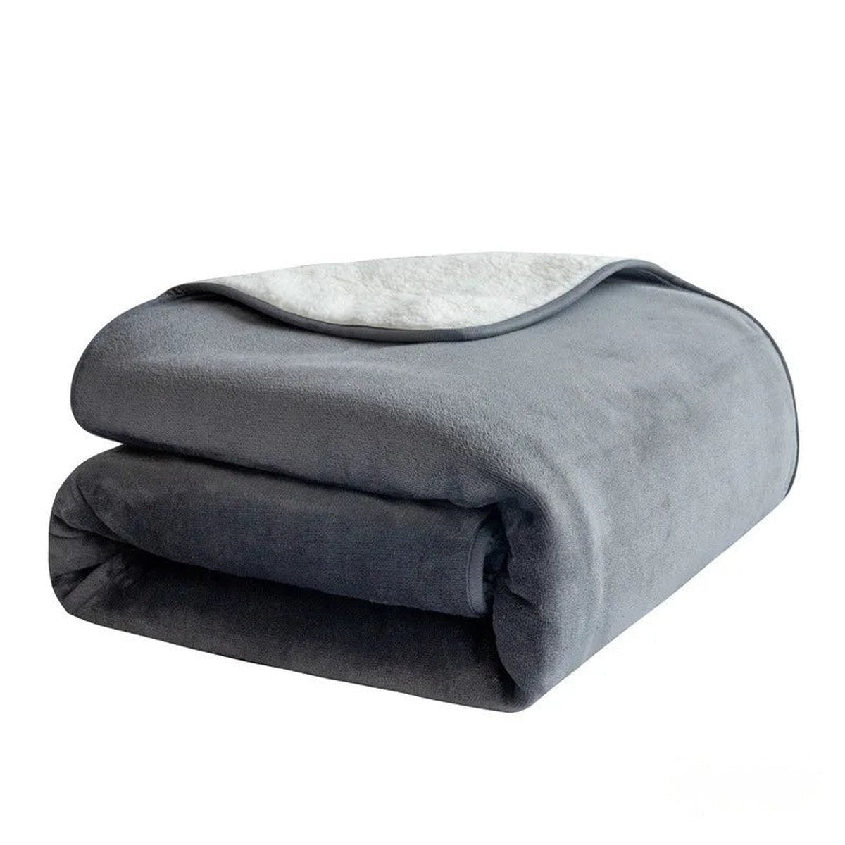 Calming sherpa dog blanket, gray – PetsZeno